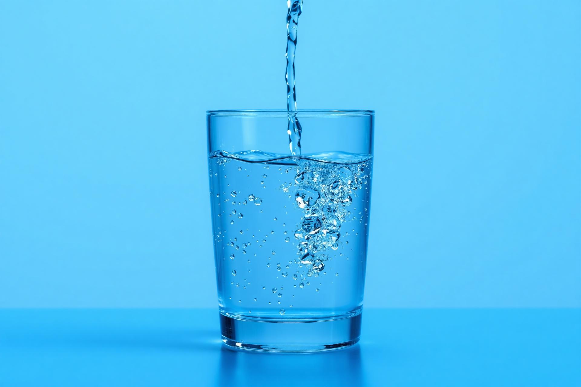 Agua pura cristalina