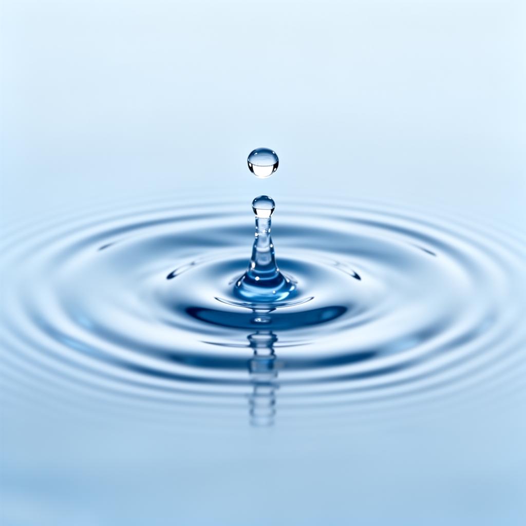 Agua pura cristalina